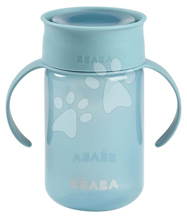 Hrnek pro miminka 360° Learning Cup Beaba Blue na učení se pít modrý od 12 měsíců