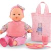 Jídelní souprava s taškou a bryndákem Meal Set Mon Grand Poupon Corolle s doplňky pro 36–42 cm panenku od 24 měsíců - Image 2