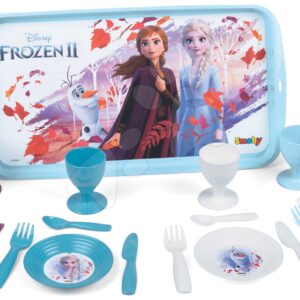 Jídelní tác s jídelní soupravou Frozen 2 Disney Smoby a 21 doplňků