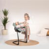 Jídelní židle s autosedačkou a houpačkou Maxi Cosi Seat+High Chair Sage Smoby trojkombinace s bezpečnostním pásem olivová - Image 3