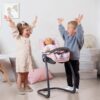 Jídelní židle s autosedačkou a houpačkou Powder Pink Maxi Cosi&Quinny Smoby trojkombinace s bezpečnostním pásem - Image 3