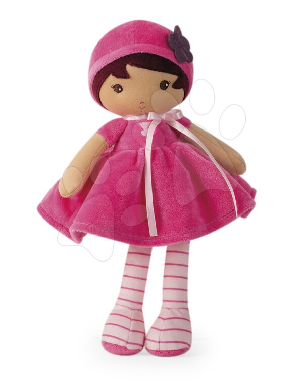 Kaloo panenka pro miminka Emma K Tendresse 32 cm růžových šatech z jemného textilu v dárkovém balení 962083