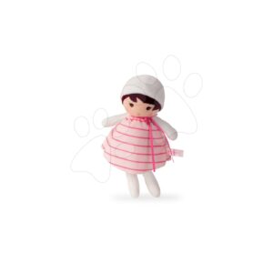 Kaloo panenka pro miminka Rose K Tendresse 18 cm v proužkovaných šatech z jemného textilu v dárkovém balení 962093