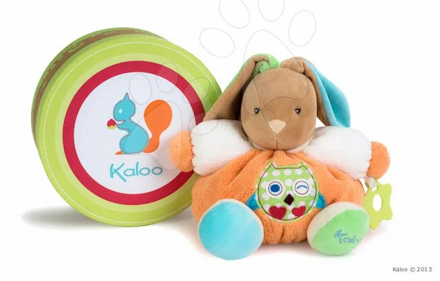 Kaloo plyšový králíček Colors-Chubby Rabbit Owl s chrastítkem 963253 - Obrázek 2