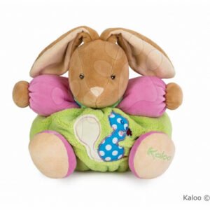 Kaloo plyšový králíček Colors-Chubby Rabbit Squirrel s chrastítkem 963252 zelený