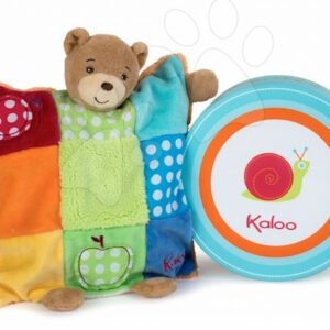 Kaloo plyšový medvídek Colors-Doudou Puppet Bear Patchwork 963260