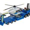 Kamion s policejním vrtulníkem Volvo Majorette 35 cm délka se zvukem a světlem - Image 2