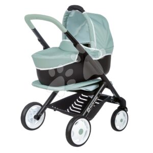 Kočárek trojkombinace Maxi Cosi 3in1 Pushchair+Pram Sage Smoby hluboký/sportovní/přenosná postýlka pro 42 cm panenku olivový