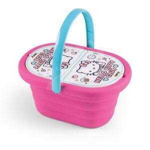 Košík s jídelní soupravou Hello Kitty Smoby s 21 doplňky