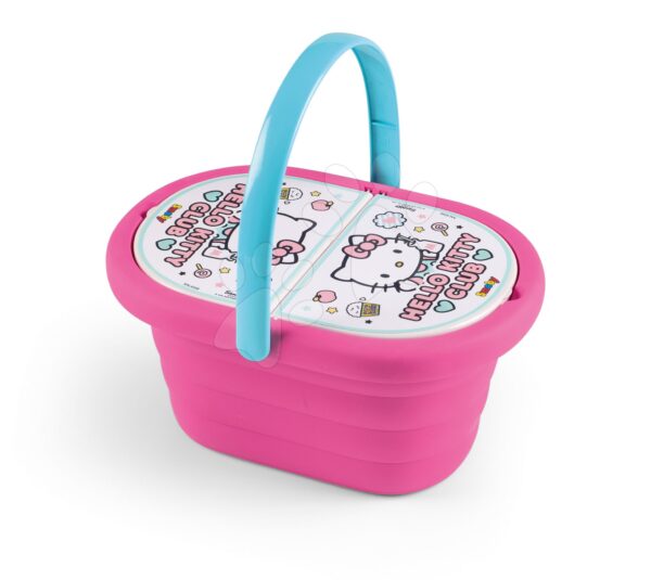 Košík s jídelní soupravou Hello Kitty Smoby s 21 doplňky