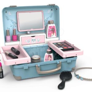 Kosmetický kufřík My Beauty Vanity 3in1 Smoby kadeřnictví a kosmetika s nehtovým studiem s 13 doplňky