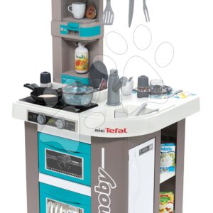 Kuchyňka elektronická Tefal Studio Kitchen Bubble 360° Smoby s magickým bubláním a 28 doplňků 100 cm výška/51 cm pult