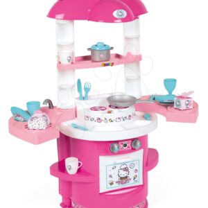 Kuchyňka pro nejmenší Hello Kitty Cooky Smoby s 17 doplňky od 18 měsíců
