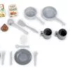 Kuchyňka skládací elektronická Tefal Opencook Bubble Smoby červená se zvukem magickým bubláním a kávovarem a 24 doplňků - Image 2