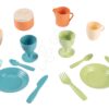 Kuchyňské nádobí z cukrové třtiny Bio Sugar Cane Kitchen Set Little Smoby sada 14 dílů Green 100% recyklovatelné od 18 měsíců - Image 2