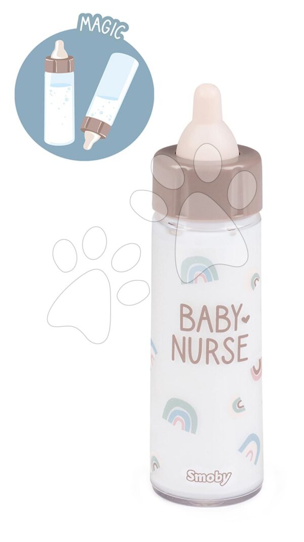 Láhev Natur D'Amour Magic Bottle Baby Nurse Smoby s ubývajícím mlékem od 12 měsíců