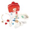Lékařská taška červená Doctors and Nurses Tender Leaf Toys 12dílná souprava s dřevěnými nástroji - Image 2