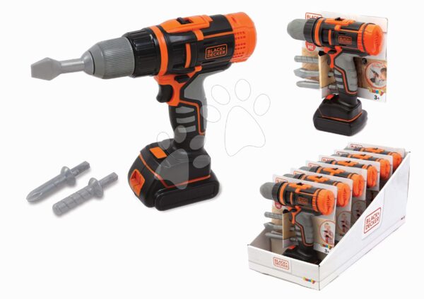 Mechanická vrtačka Black&Decker Mechanical Drill Smoby s nástavci