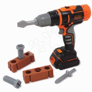 Mechanická vrtačka s nástavci Black&Decker Mechanical Drill Smoby se 6 doplňky