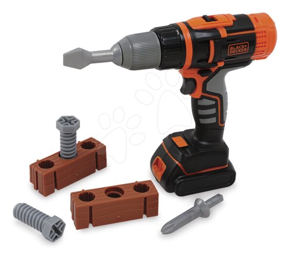 Mechanická vrtačka s nástavci Black&Decker Smoby a 6 doplňky