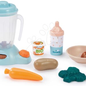 Mixér s potravinami Baby's Meal Case Vert Azur Écoiffier s doplňky od 18 měsíců