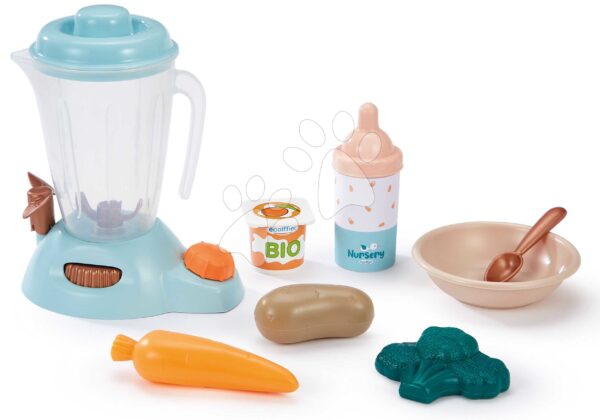 Mixér s potravinami Baby's Meal Case Vert Azur Écoiffier s doplňky od 18 měsíců