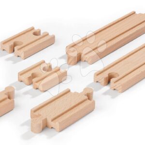 Náhradní díly k vláčkodráze Expansion Tracks Train Eichhorn koleje na prodloužení různé délky 6 kusů