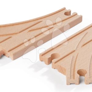 Náhradní díly k vláčkodráze Switching Tracks Train Eichhorn koleje výhybka 2 kusy s délkou 14