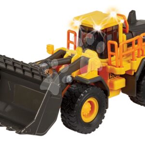 Nakladač Volvo Wheel Loader Majorette 21 cm délka se zvukem a světlem a pohyblivými částmi