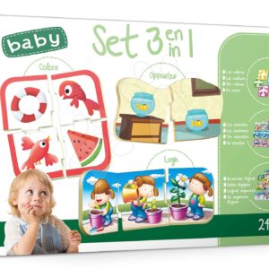 Náučné hry pre najmenších Baby Colours&Form&Opposites Educa Učíme sa farby tvary a protiklady od 24 mes EDU18123