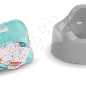 Nočník s utěrkami Potty & Baby Wipe Corolle pro 30 cm panenku 2 doplňky od 18 měsíců