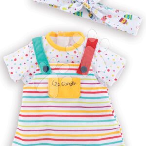 Oblečení Dress & Headband Little Artist Ma Corolle pro 36 cm panenku od 4 let