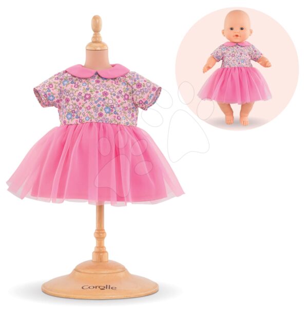 Oblečení Dress Pink Sweet Dreams Mon Grand Poupon Corolle pro 36cm panenku od 24 měsíců
