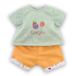 Oblečení T-shirt&Shorts Garden Delights Corolle pro 30cm panenku od 18 měsíců