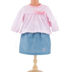 Oblečení sada Top & Skirt Bébé Corolle pro 30cm panenku od 18 měsíců