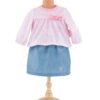 Oblečení sada Top & Skirt Mon Grand Poupon Corolle pro 36cm panenku od 24 měsíců - Image 2