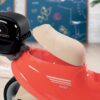 Odrážedlo Donáška Jedla Scooter Ride-On Food Express Smoby s uzamykatelným kufrem a tichá gumová kola od 18 měsíců - Image 2