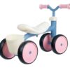 Odrážedlo Rookie Pink Smoby s kovovou konstrukcí a točícími řídítky od 12 měsíců - Image 2