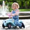 Odrážedlo auto Bobby Car Classic Unicorn BIG ekologické tyrkysové s klaksonem a trendy nálepkami od 12 měsíců - Image 2