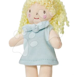 Panenka hadrová Mini Fifi Doll ThreadBear 12 cm z měkkého úpletu z bavlny se světlými vlásky