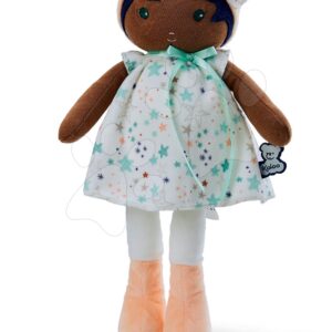 Panenka pro miminka Manon K Tendresse Kaloo 25 cm v hvězdičkových šatech z jemného textilu v dárkovém balení od 0 měsíců