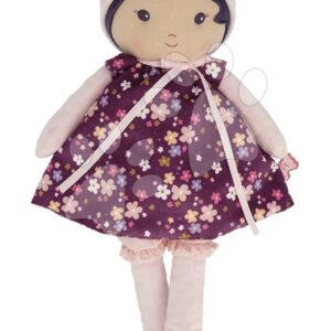 Panenka pro miminka Violette Doll Tendresse Kaloo 40 cm ve fialových šatech z jemného textilu od 0 měsíců