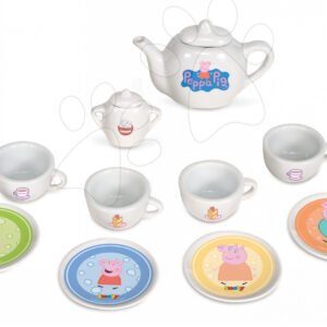 Peppa Pig porcelánový čajový set Smoby 12 kusový