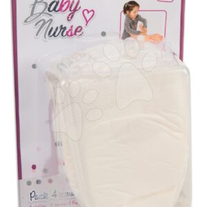 Plenky pampersky Violette Baby Nurse Smoby 4 kusy pro 27–50 cm panenku