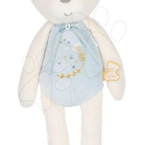 Plyšový medvěd s hudbou Musical Doll Bear Perle Kaloo modrý 35 cm s jemnou melodií z měkkého materiálu od 0 měsíců