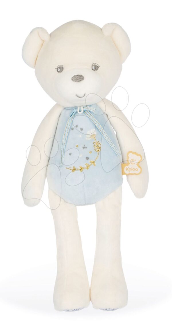 Plyšový medvěd s hudbou Musical Doll Bear Perle Kaloo modrý 35 cm s jemnou melodií z měkkého materiálu od 0 měsíců
