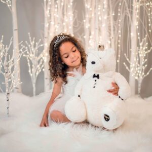 Plyšový medvěd s královskou korunkou Prince of Cuddles Kaloo 60 cm v dárkové krabici od 0 měsíců