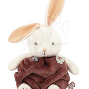 Plyšový zajíček Bubble of Love Rabbit Cinnamon Plume Kaloo hnědý 30 cm z jemného měkkého materiálu v dárkovém balení od 0 měsíců