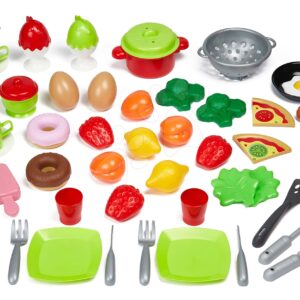 Potraviny a nádobí pro kuchyňku 100% Chef Écoiffier 50 druhů od 18 měsíců