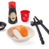 Potraviny do kuchyňky Sushi 100% Chef Écoiffier 23 doplňků v dóze od 18 měsíců - Image 2